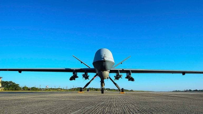 What is the MQ-9 Reaper drone that collided with a Russian jet?