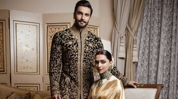 Bollywood actress Deepika Padukone and her husband Ranveer Singh.