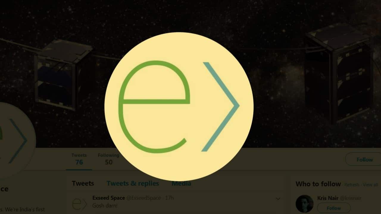 Exseed Space | Founded in 2017 by Kris Nair and Asshar Farhan, Exseed Space is working towards setting up India’s first contract satellite manufacturing facility. Once operational, the facility will cater to the growing global demands of manufacturing Cubesats, Nano-sats and Micro-sats. It recently had one of its satellites launched with Elon Musk's SpaceX Falcon 9, and was called ExseedSat-1. (Image: Twitter)
