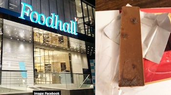 (Left) The Foodhall Linking Road outlet in Mumbai, which sold the infested Merci chocolates.