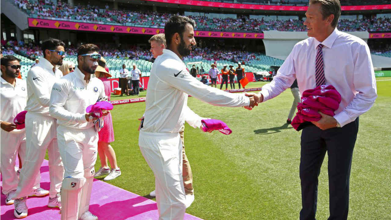 India team pink test 1