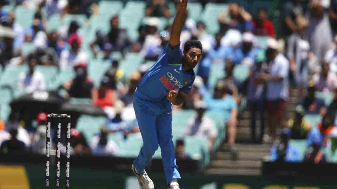 Bhuvneshwar Kumar (India) | Matches: 3 | Innings: 3 | Overs: 28.0 | Wickets: 8 | Best Bowling: 4/45 | Average: 17.37 | Economy rate: 4.96 (Image: AP)