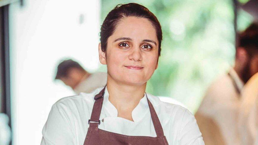 Q19. Identify this lady who was the first Indian woman to win a Michelin star rating. (Image: Reuters)