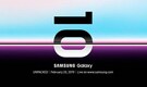 Samsung sends invites for Galaxy S10