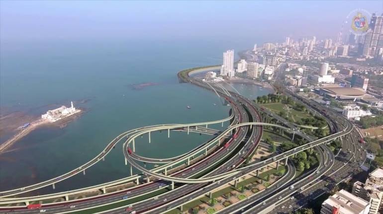 Maha CM Eknath Shinde inaugurates first phase of coastal road in Mumbai ...