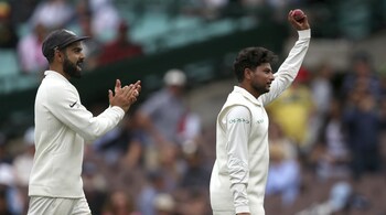 Kuldeep Yadav's fifer help India reduce England to 194/8 at tea