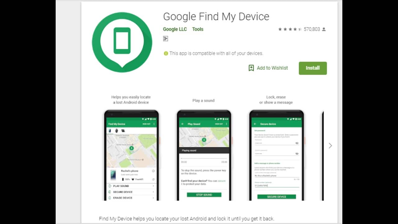 Google Find My Device