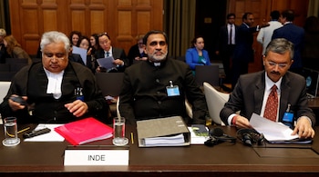 File Image: Harish Salve (left)
