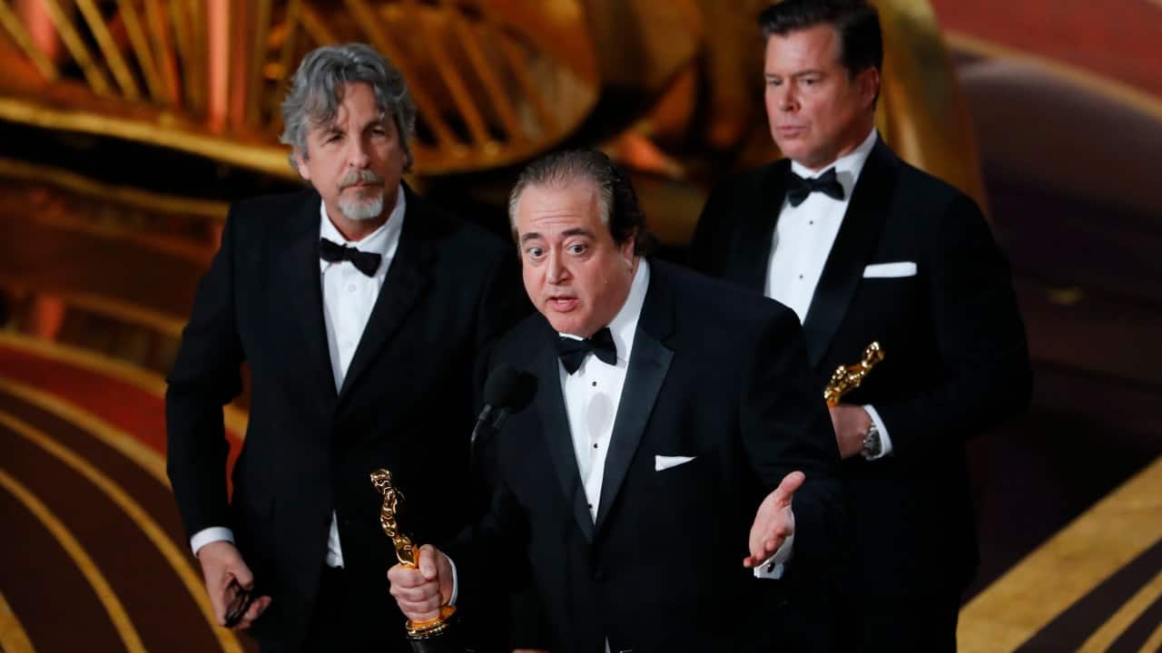 Best Original Screenplay: Nick Vallelonga, Brian Currie and Peter Farrelly , “Green Book” (Image: Reuters)