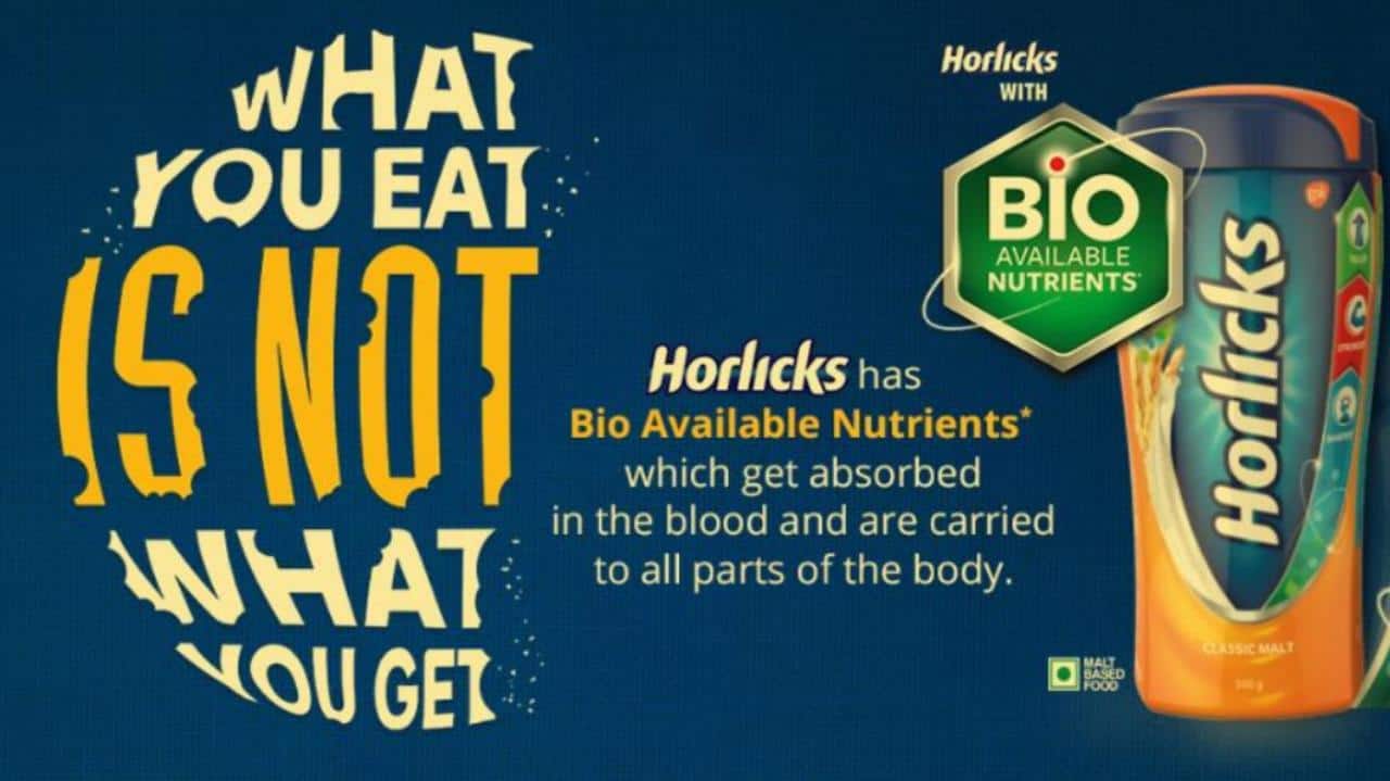 tagline of horlicks