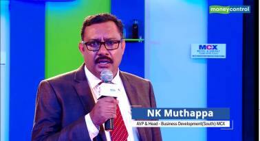 NK Muthappa at Commodity Ki Baatein, Bengaluru
