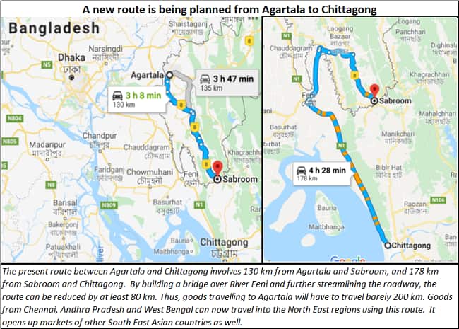 new route Chittagong
