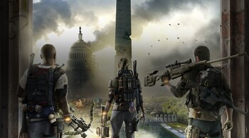 A promotional image for Ubisoft's The Division 2.