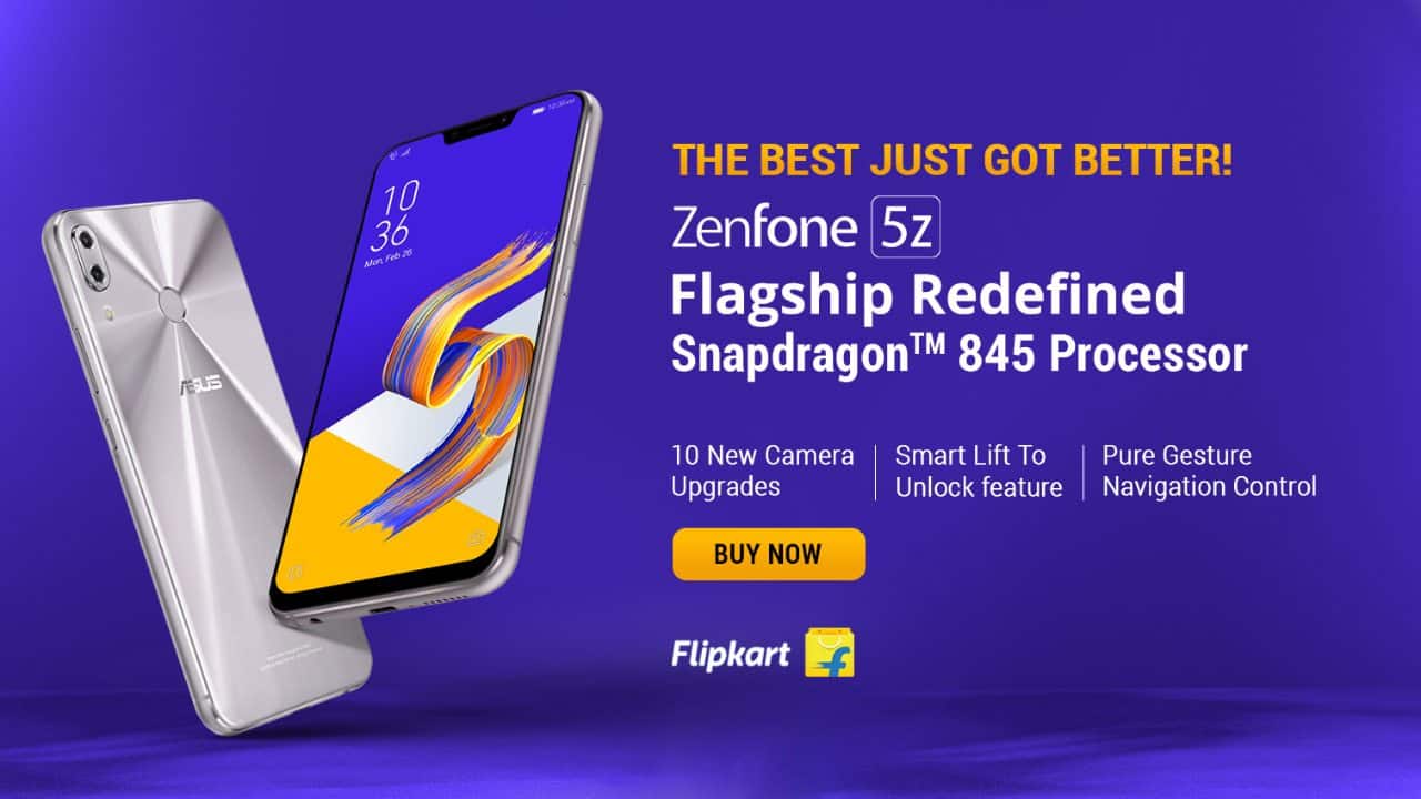 Asus ZenFone 5Z | Flipkart | Rs 24,999 | The Asus ZenFone 5Z offers high-end flagship hardware at a mid-range price, not high-end mid-range, just mid-range. The ZenFone features a Snapdragon 845 SoC and 6GB of RAM to run everything from demanding applications to games with ease. The ZenFone 5Z also has a more than decent 90 DxOMark score with its flagship Sony IMX363 sensor with Optical Image Stabilisation, Night HDR mode and image capture up to 48-megapixels. 