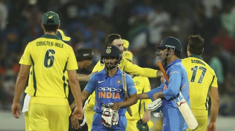 IND vs AUS 1st ODI: Cheeky Kedar, calm Dhoni take India past finish line