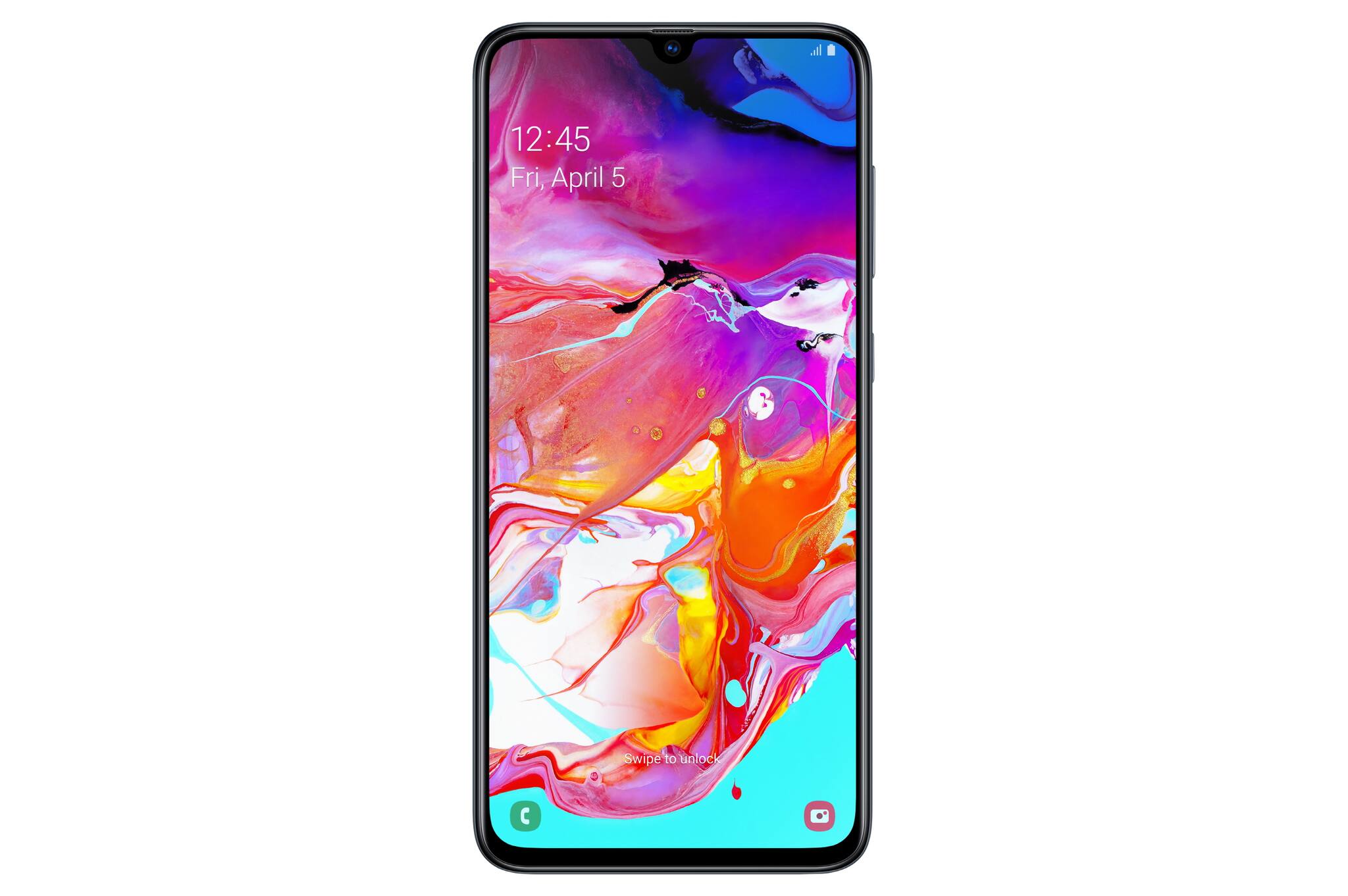 Samsung unveils Galaxy A70 with 6.7-inch screen, on-screen fingerprint scanner Samsung unveils Galaxy A70 with 6.7-inch screen, on-screen fingerprint scanner