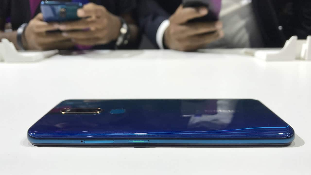 Oppo's betting high on the performance and battery life of the F11 Pro. The phone has a massive 4,000 mAh battery with 20W VOOC 3.0 fast-charging.