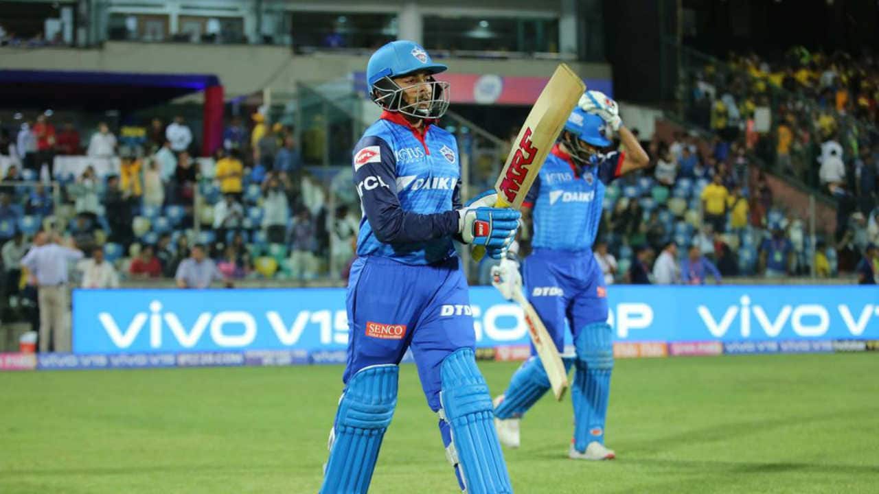 Prithvi Shaw and Shikhar Dhawan opened the batting for DC.(Image: BCCI, iplt20.com)