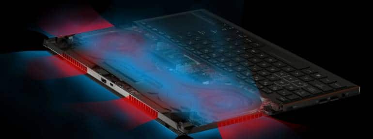 ROG Zephyrus S GX531GW Cooling