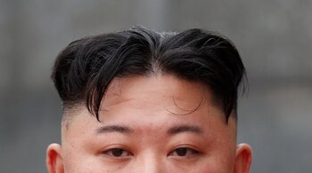 North Korean leader Kim Jong Un attends wreath laying ceremony at Ho Chi Minh Mausoleum in Hanoi, Vietnam. (REUTERS)