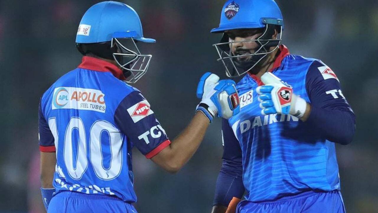 Prithvi Shaw along with Rishabh Pant steered the DC chase as the two engineered a 84-run partnership. Shaw was dismissed in the 17th over by Riyan Parag. The DC opener made 42.