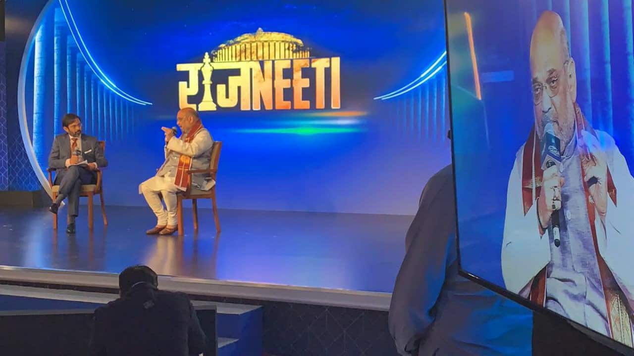 On timing of Mission Shakti | Responding to allegations that PM Modi’s Mission Shakti announcement had violated the model code of conduct, Shah said such announcements have been made since the time of former Prime Minister Indira Gandhi. He also rubbished claims that the announcement was made keeping polls in mind. (Image: Twitter/@CNNnews18)