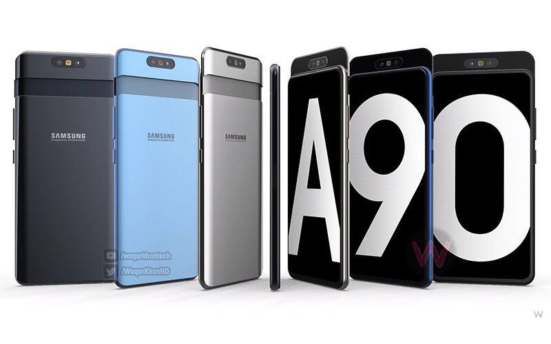 Samsung Galaxy A90: Render suggests 'pop-up rotary design' camera setup; launch on April 10