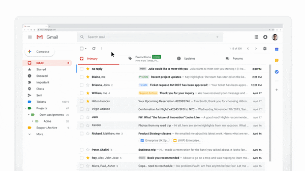 Gmail's dynamic email Doodle feature lets you respond to meeting requests within the email. No need to open more tabs. (Image: Google)
