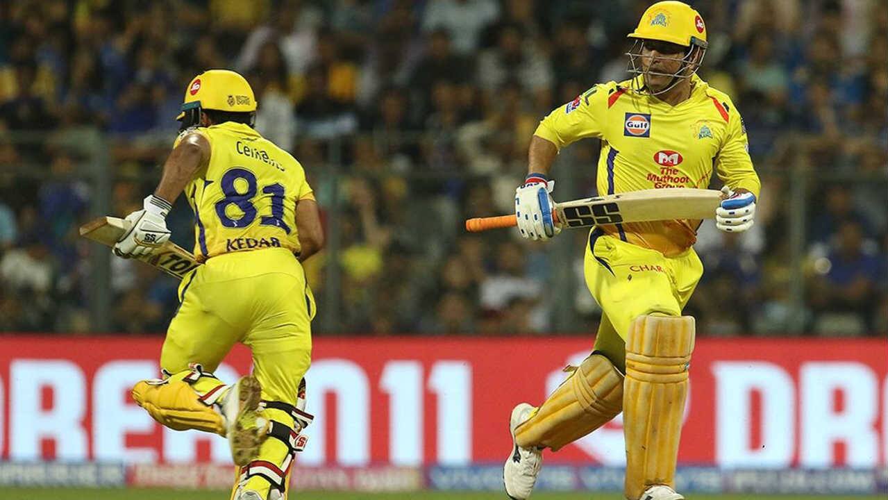MS Dhoni and Kedar Jadhav then added 54 runs off 56 balls for the fourth wicket to give Chennai some home of making a comeback. (BCCI, iplt20.com)