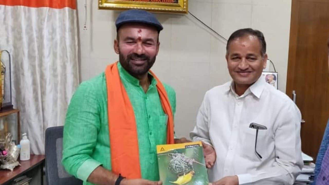 BJP's winning MP from Secunderabad: Bring notebooks, not bouquets BJP's winning MP from Secunderabad: Bring notebooks, not bouquets
