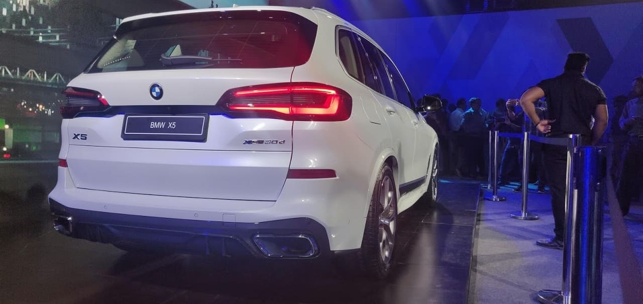 BMW also updated the X5's posterior, giving it a redesigned LED tail light setup. (Image: Moneycontrol)