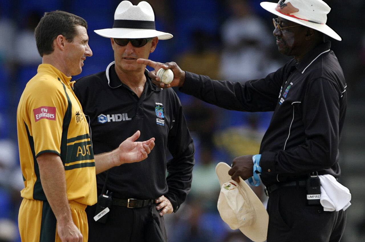 &lt;strong&gt;2007 World Cup&lt;/strong&gt; | By officiating in the final of 2007 World Cup, Steve Bucknor became the first umpire to officiate in five World Cup finals - from 1992 to 2007. (Image: Reuters)
