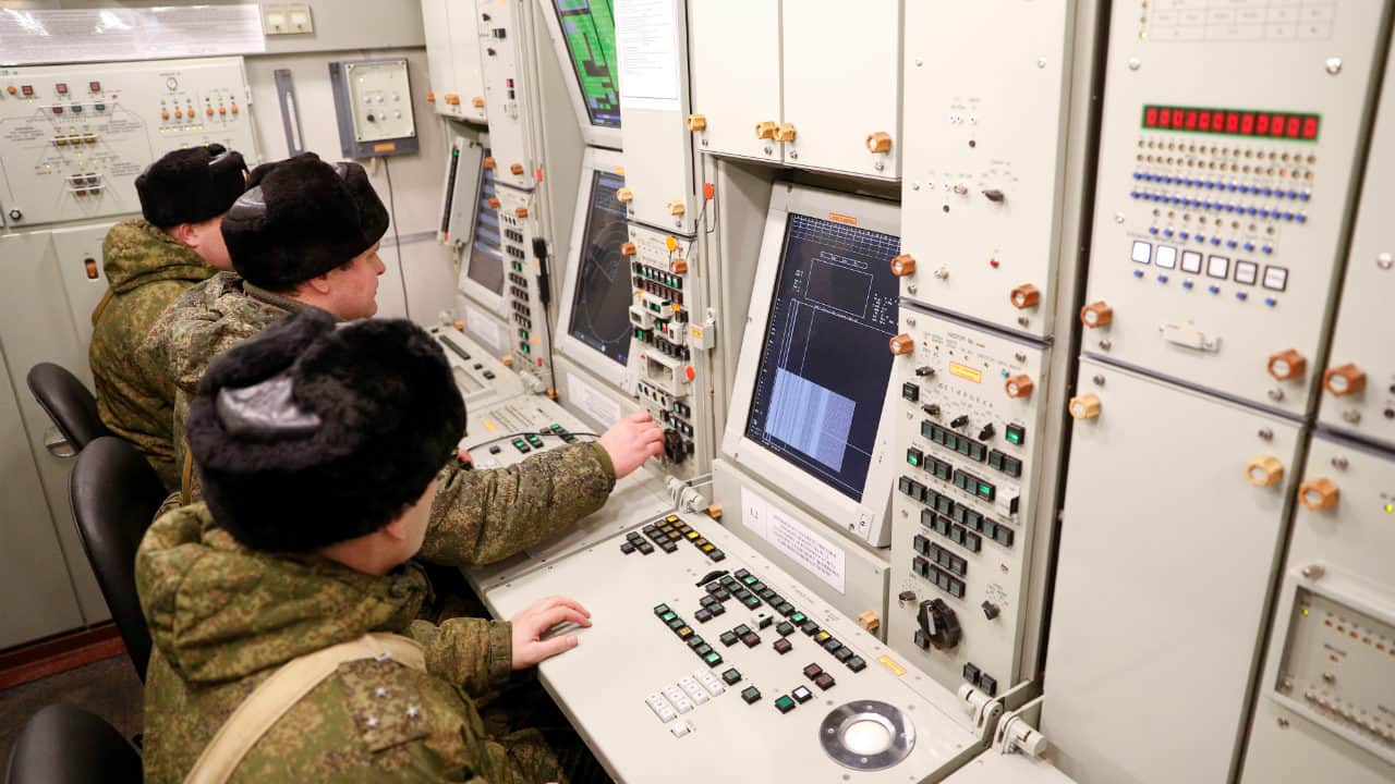 Russian servicemen work inside a command centre at a new S-400 system deployed at a military base outside the town of Gvardeysk near Kaliningrad, Russia. (Image: Reuters)