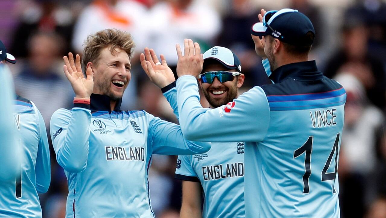 England 213-2 beat West Indies 212-all out by 8 wickets | Mark Wood and Archer took 3 wickets apiece while Joe Root also scalped a couple as the Windies were bundled out for just 212. However, captain Eoin Morgan and the in-form Roy both suffered injuries in the field forcing England to open the batting with Root and Bairstow. The duo added 95 for the opening wicket and Chris Woakes stepped in at no.3 scoring a steady 40 to put the team on the brink of victory. Root finished unbeaten on 100 as England sealed another convincing victory. (Image: Reuters)