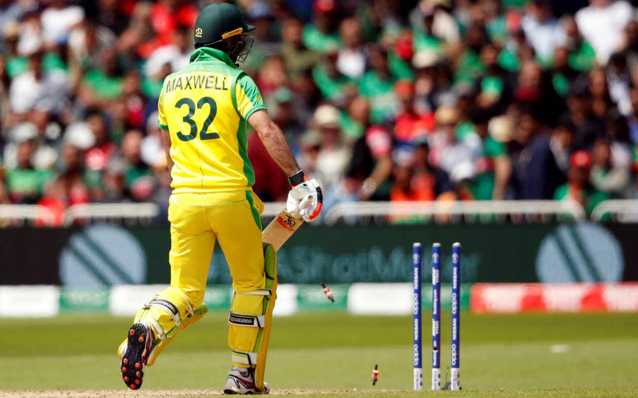 A horrible mix-up between Maxwell and Khawaja resulted in a visibly frustrated Maxwell getting run out in the 47th over. Maxwell returned with 32 off just 10 balls in what was a highly entertaining cameo. Sarkar then got rid of Khawaja in the same over sending back the Australian with 89 off 72 balls. (Image: Reuters)