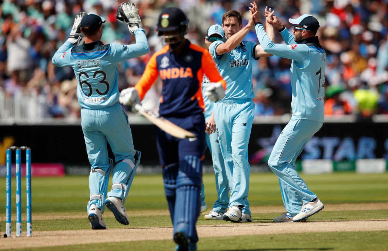 England 337-7 beat India 306-5 by 31 runs | With their semi-final hopes on the line, England fought back brilliantly to beat India comfortably at Edgbaston. Roy returned from his injury setback to partner Bairstow at the top of the order and together they added 160 for the first wicket. Bairstow scored his maiden World Cup century as England posted a strong total. In response, Rohit Sharma (101) and Virat Kohli (66) shared a 138-run stand for the second wicket but the Indian challenge fizzled out after the dismissal of the duo with the team falling short of 31 runs despite having 5 wickets to spare. (Image: Reuters)