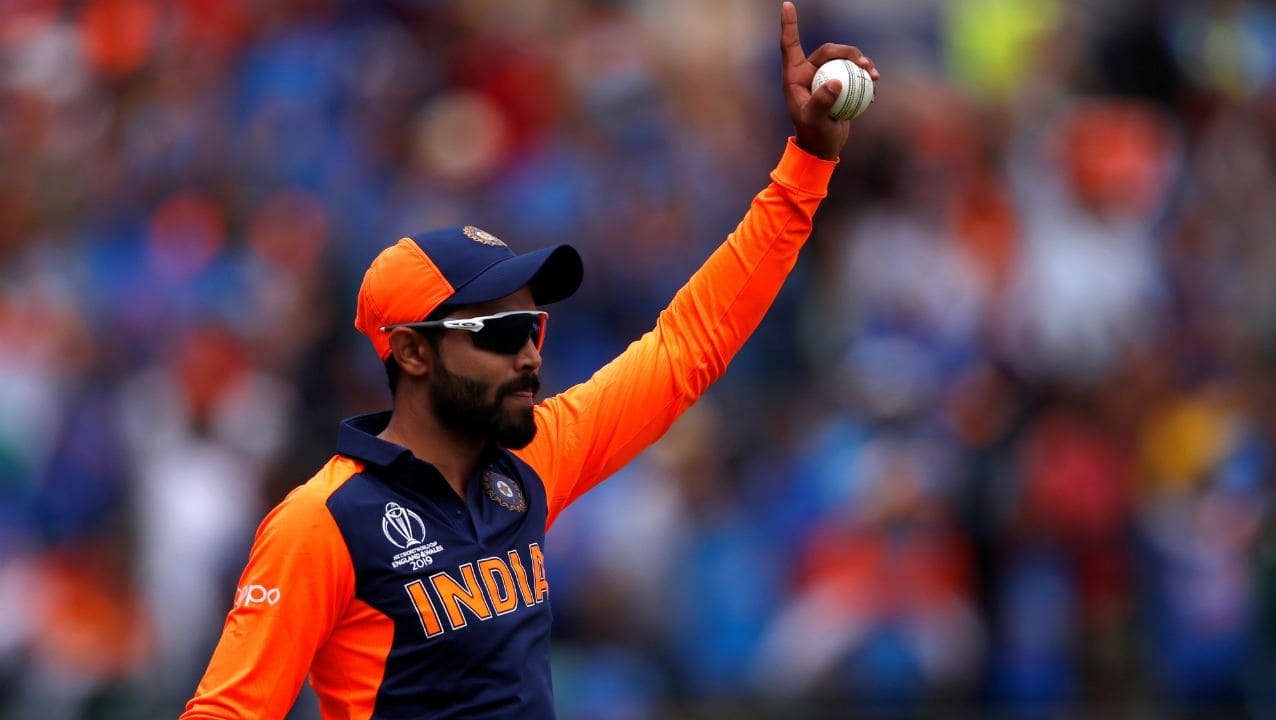 India finally got the breakthrough in the 23rd over and it came via substitute fielder Ravindra Jadeja. Roy charged forward and sent a Kuldeep Yadav delivery flying towards long-on. Jadeja ran across and dived full length to pluck the ball inches from the ground. Roy returned with 66 off 57 balls. (Image: Reuters) India finally got the breakthrough in the 23rd over and it came via substitute fielder Ravindra Jadeja. Roy charged forward and sent a Kuldeep Yadav delivery flying towards long-on. Jadeja ran across and dived full length to pluck the ball inches from the ground. Roy returned with 66 off 57 balls. (Image: Reuters)