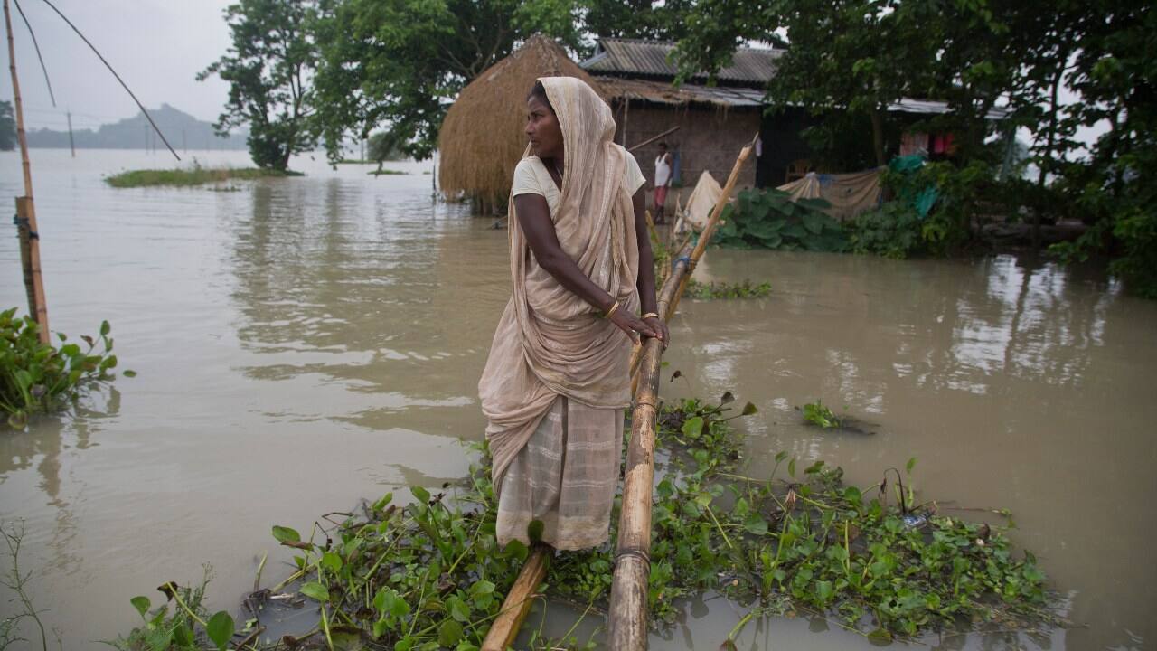 &quot;As per the Met department forecast, there will be more rainfall across Assam and the water level in the Brahmaputra is likely to rise,&quot; an official told media persons. Last year, the state had received Rs 590 crore from the Centre. &quot;We have sufficient funds in our hands and already released Rs 55.85 crore to the districts,&quot; he said. (Image: AP) 