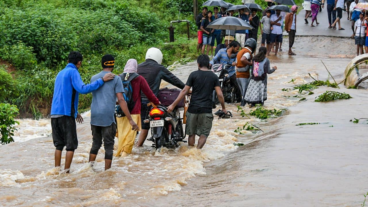 In PICS | Torrential Rains Batter India; Kerala, K'taka And Maharashtra ...