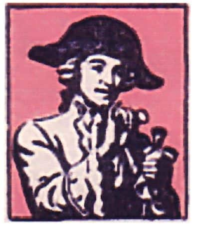 A 20th century artist conned the directors of the company into believing that the photo above was that of its original founder . By the time this error was found , this picture of its purported founder had already replaced the older Mercury logo of the company . Identify the company and its founder?