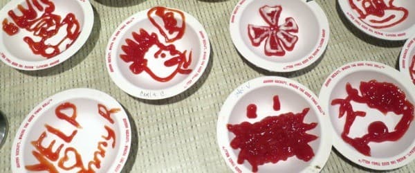 Q14. Which fast-food restaurant chain will you associate with these artwork based on ketchup?