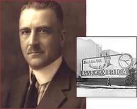 Answer: AP Gianini, founder of Bank of America. 