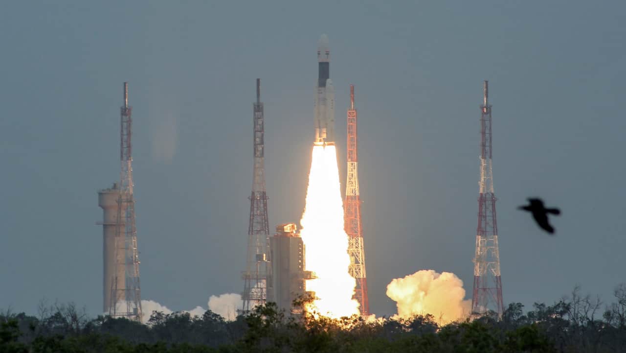 #chandrayaan2: Carrying a billion dreams and hopes, Chandrayaan-2 lifted off for the Moon in July. While it did not soft-land on the Moon as per the plan, it proved India's technological capability and, more importantly, India's endless ability to hope and keep on dreaming as one united nation. (Image: Reuters)