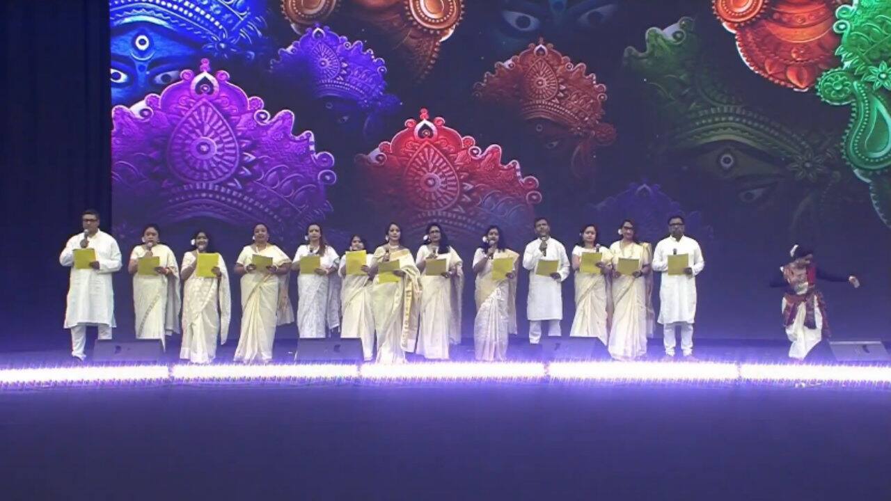 A cultural programme preceded PM Modi and Trump's arrival at the venue (Image: ANI) 