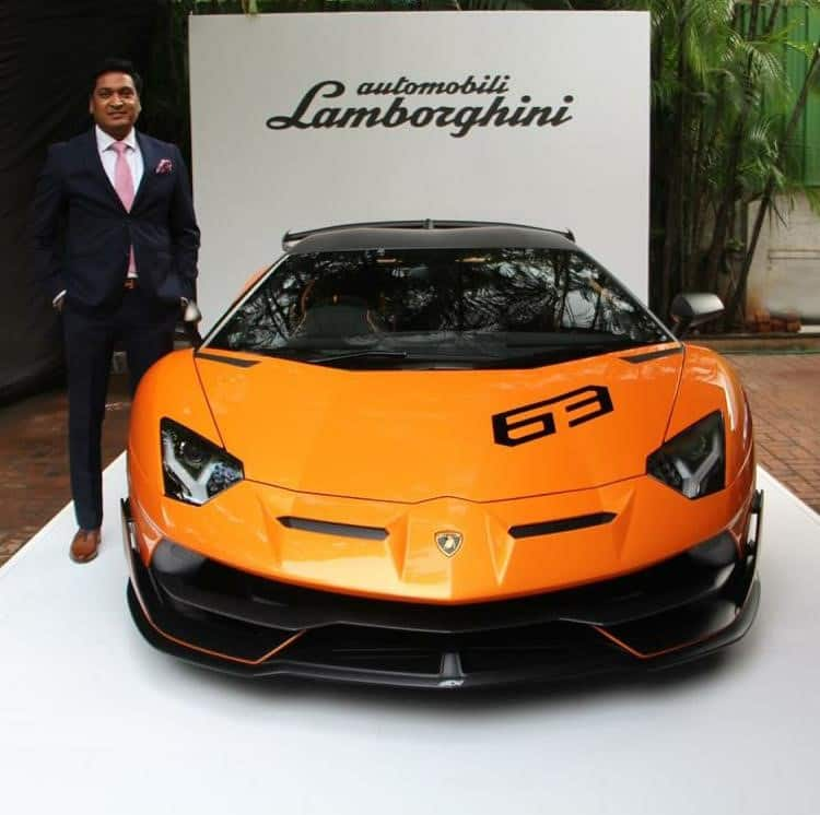 One of 63 Lamborghini Aventador SVJ 63s delivered in India