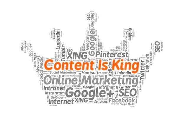 Answer: Content is King. 