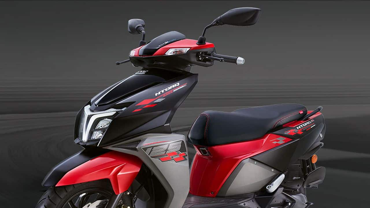 Tvs racing on sale edition scooty