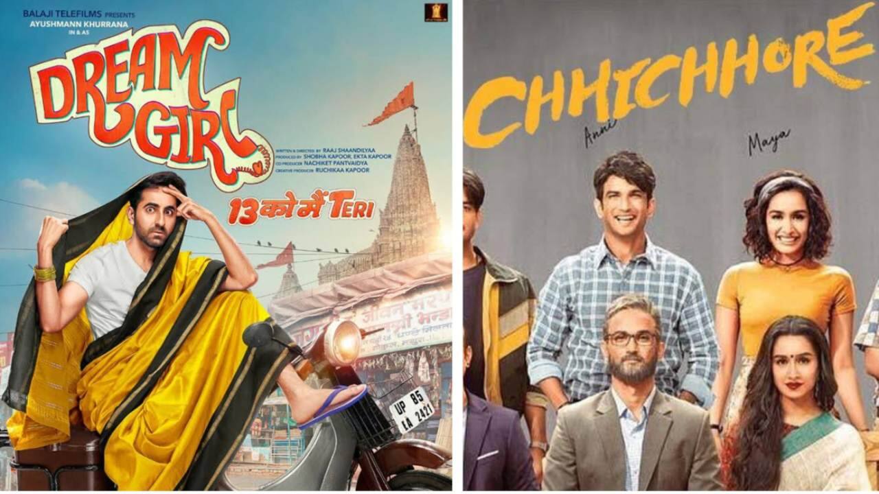 Ayushmann Khurranna and Sushant Singh Rajput tussle for personal records with Dream Girl and Chhichhore, new releases struggle