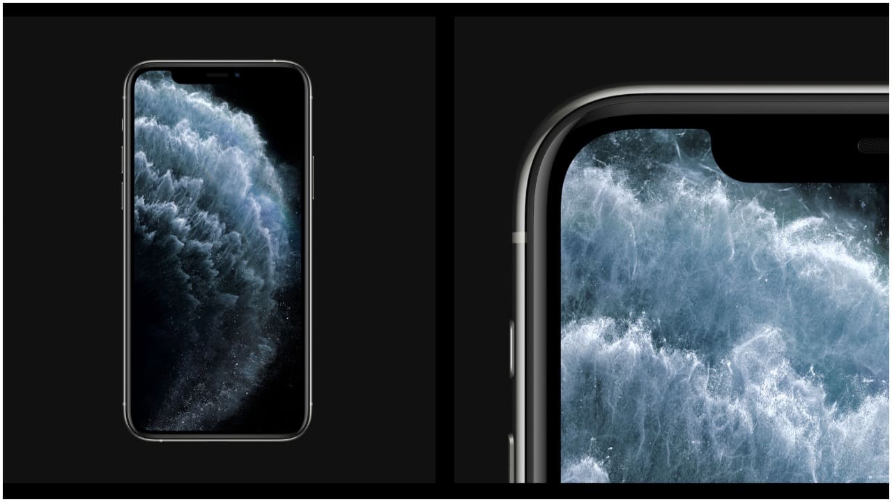 Both the iPhones feature a Super Retina XDR display with up to 1200 nits of peak brightness. The iPhone 11 Pro has a 5.8-inch display, whereas the iPhone 11 Pro Max has a 6.5-inch display. (Image: Apple)