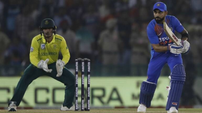 WATCH: Snake stops play during T20I between India and South Africa